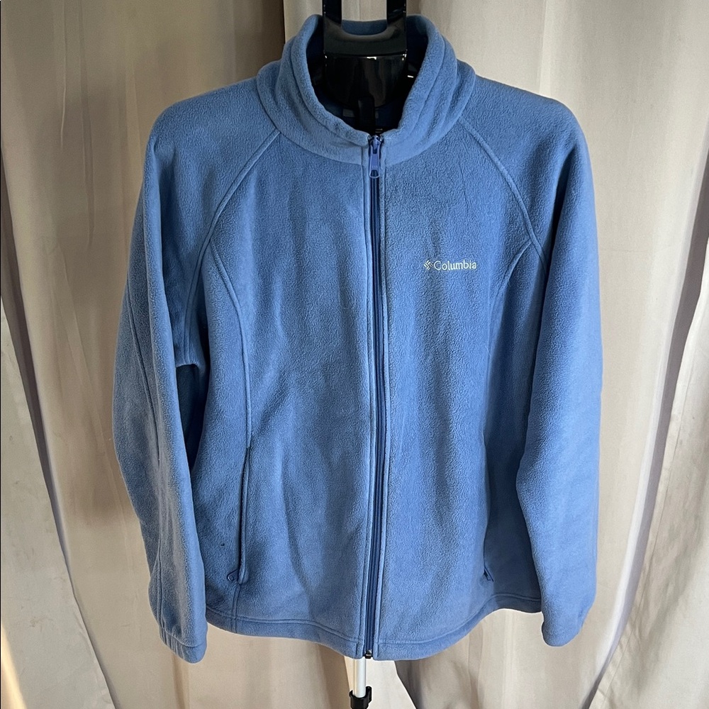Columbia Light Blue Fleece Jacket